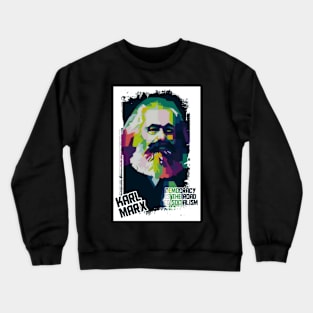 Karl Marx Popart Crewneck Sweatshirt